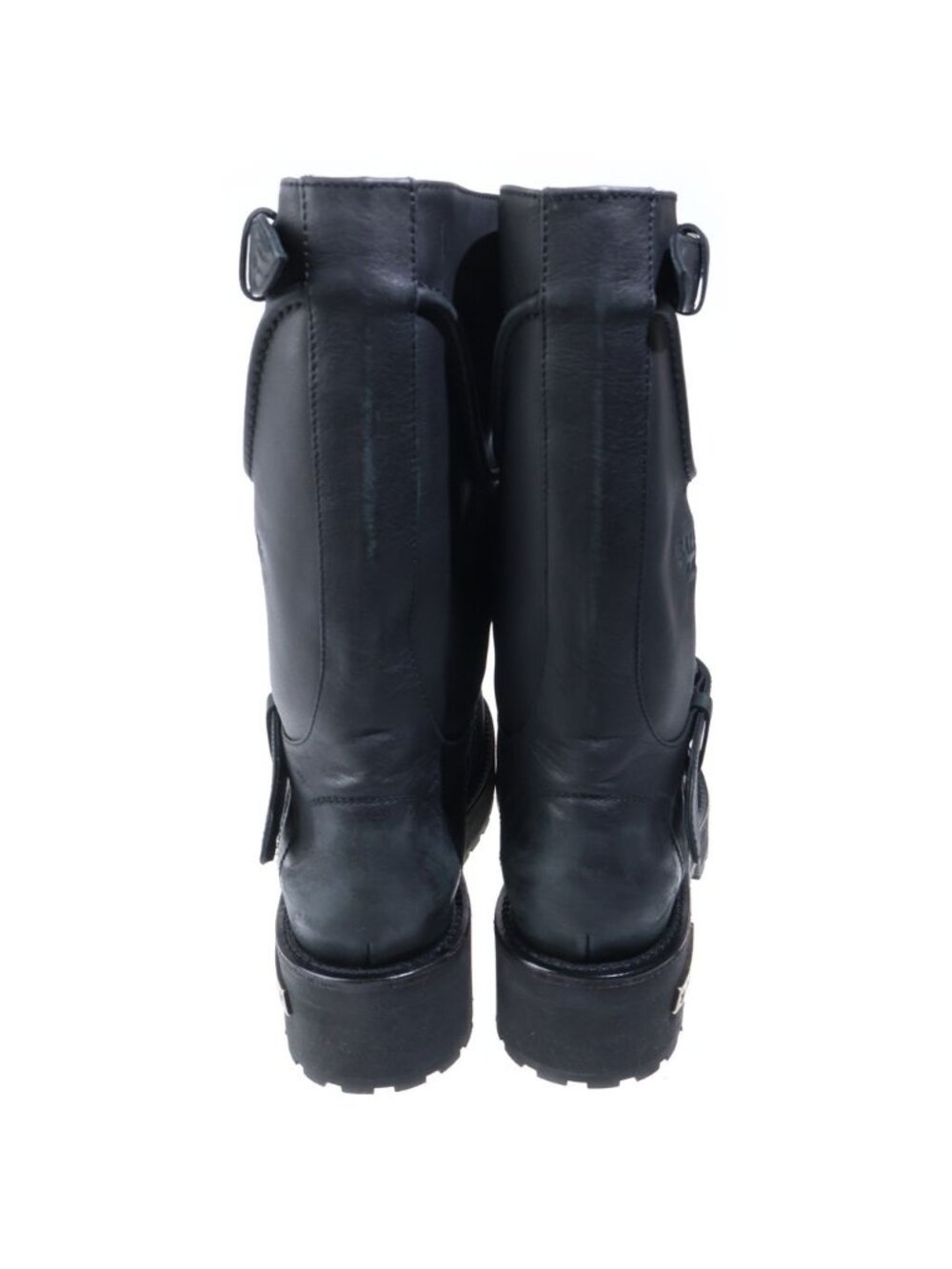 Balenciaga Venom Boots Processed High Cut Leather Engineer Black - Picture 3 of 6